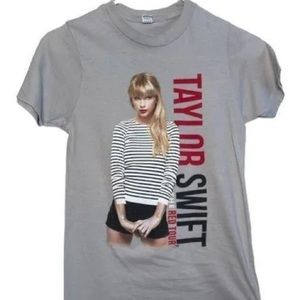Taylor Swift Red Tour t shirt in grey